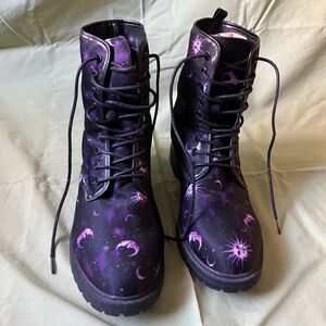 Purple Celestial boots
